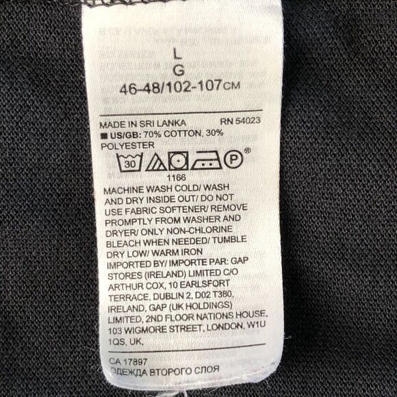 Banana Republic Mens Core Temp Pocket Polo Black Size Large - Picture 15 of 16